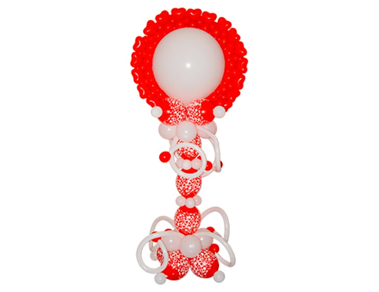 COLUMNA FLOR - CORAZONES